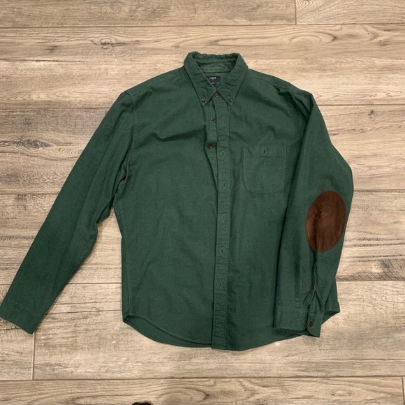 J. Crew Other - J CREW Green Button Down